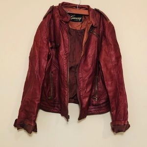 Faux leather jacket